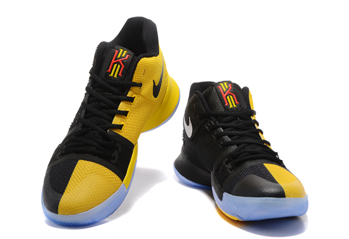 What The Nike Kyrie 3 Yellow and Black Shoes - Click Image to Close